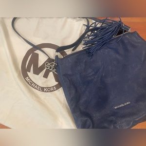 Michael Kors Navy Blue Bedford Purse
